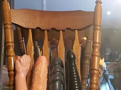 Anal, Travestis, Tir de sperme, Gode, Fétiche, Pénétrer avec le poing, Béant, Orgie