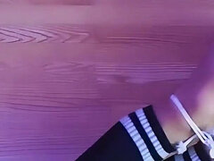 Struggling in Bondage & Getting Hard!