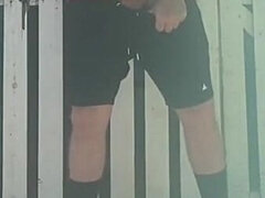 아마추어, 큰 음경, 사정 샷, 아빠, 수음, 공개적인, 혼자