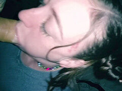 Deepthroat, petite, big dick