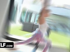 Stor rumpe, Blond, Kukk suging, Cougar, Bakfra, Moden, Milf