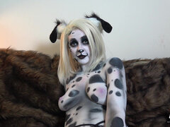 Dalmatian Bodypaint Domination Experience