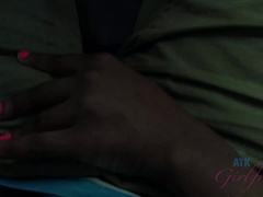 Amateur, Noire, Noir ébène, Petite amie, Chatte, Rasée, Nénés