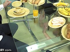 美人, フェラチオ, 巨乳な, バック, ハードコア, Hd, 下着, オマンコ