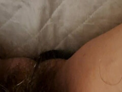 The Fat Pussy of a Very Hairy Mature MILF