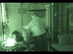 Slave Training - Anna Makes Her Slave Lean Over a Chair