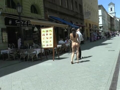 Naked Aiko May has fun In Budapest