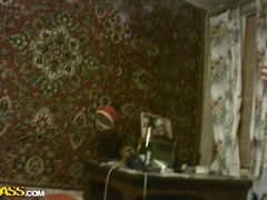 アナル, ビーチ, 茶髪の, アウトドア, 公共