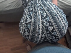 Teasing and Grinding on His Boxers