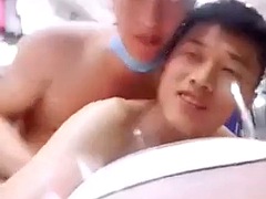 Enthousiasteling, Anaal, Aziatisch, Chinees, Stel, Homo