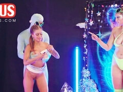 Penetracion con dedos, Grupo, Besar, Lesbiana, Orgasmo, Orgía