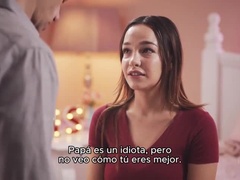 Kukk suging, Brunette, Barmfager, Bløtkake, Sperm skott, Naturlig, Tabu