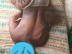 18 éves, Afrikai, Popó, Testes gyönyörű hölgy, Hatalmas hátsó, Ondó fröcskölés, Tini