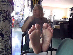 Kristen's feet