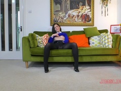 Leie, Blasen, Braunhaarige, Hardcore, Absätze, Masturbation, Realität, Unter dem rock