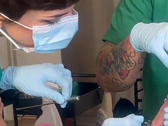 Double Domme Medfet Sounding Exam and Treatments with Madame Li Ying and Our Patient