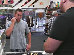 Pawnshop customer seduced by gay boss and fucked in the ass