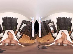Luciferxxx's Naive America VR: Fuck Vicky Chase's Ass with Naive America's Passionate Skills