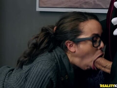 아마추어, 엉덩이, 오랄섹스, 도기스타일, 사무실, 보지, 현실, 문신