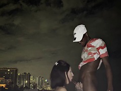 BigDaddyKJ: Mexican Slut Takes Big Black Cock In Miami Beach Preview
