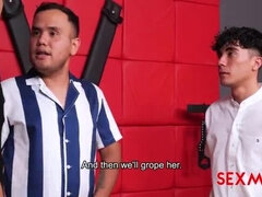 Silvia Santez Gets Gangbanged by Her Stepsons Friends