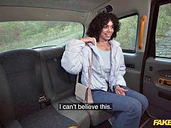 Fake Taxi Her natural boobs are in full swing as the taxi driver fucks her sweet pussy hard and fast