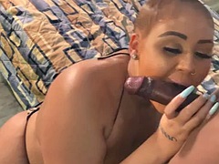 Busty ebony wife gives sloppy blowjob from BBC. I found her on meetxx.com