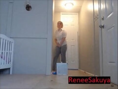 Locked Out of the Bathroom! Pee in Floor