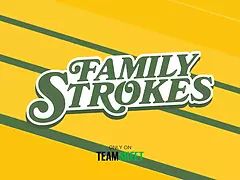 Dirty rich stepbrother Nickole Nash & her step-siblings Ricky Spanish get caught fucking around the house by their clueless step-father.