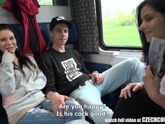 Tussi, Grosser arsch, Grosse titten, Paar, Tschechisch, Flotter vierer, Milf, Geld