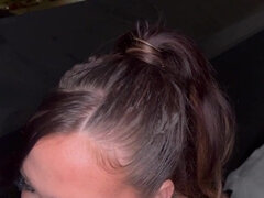 Gros cul, Gros seins, Sucer une bite, Brunette brune, Queue, Hd, Interracial, Lingerie