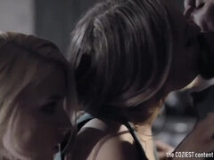 Blondine, Blasen, Familie, Mutti, Stiefmutter, Flotter dreier