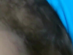 Amatør, Strand, Par, Kvinde, Give finger, Behåret, Onani, Mor