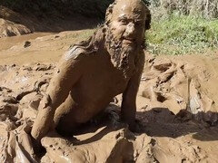 Takenga Paru enjoys being pent up in dirt and loving every moment of it