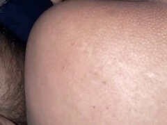 Stepson takes advantage of inked stepmom by his sleeping wife's side