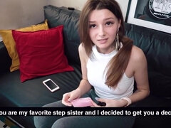 Julie Jess's Step Sis gets a present for her birthday - Teens