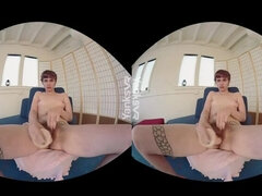 3d, クリトリス, ディルド, 女, オマンコ, 一人, のぞき, 濡れ