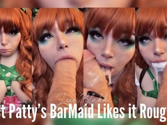 St Pattys Barmaid Likes It Rough