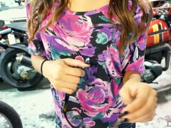 Arsch, Blasen, Braunhaarige, Schwanz, Hardcore, Latina, Pov, Muschi