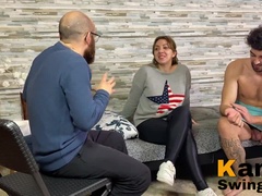 Sucer une bite, Couple, Cocu, Poilue, Massage, Mature, Echangistes, Épouse