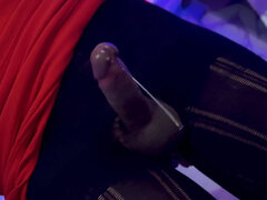 Wytrysk, Latynoska, Masturbacja, Solo, Pończochy