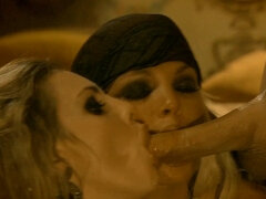 Grosse titten, Blondine, Blasen, Hundestellung, Aufs gesicht abspritzen, Hd, Muschi, Flotter dreier