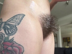Amateur, Fétiche, Poilue, Chatte, Maigrichonne, Solo, Tatouage
