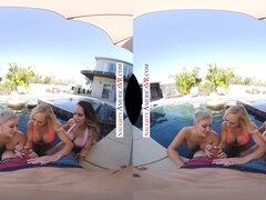 Mischievous America trio Cuties Pulverize their Pal's Sonnie in VR