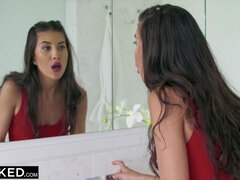 BLACKED Shy Model Anya Gets DPed by two Huge BBCs - Anya krey