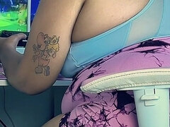 BBW Gamer Girl Farting for Online Friends