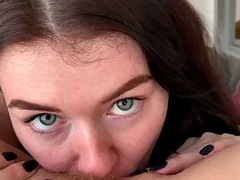 Hot Teen with shaved Pussy and Red Hair