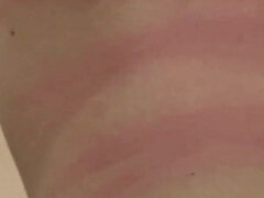Yasmeena gets gym bare back whip punishment