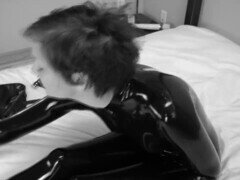 Bondage disciplin sadomasochisme, Sædskud, Latex, Maske, Massage, Orgasme