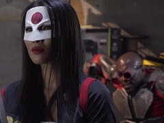 Азиатки, Красотки, Большой член, Минет, Брюнетки, Кончили внутрь, Хд, На природе